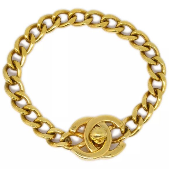 Chanel Turnlock Bracelet Gold 96P 181886 - Picture 1 of 4